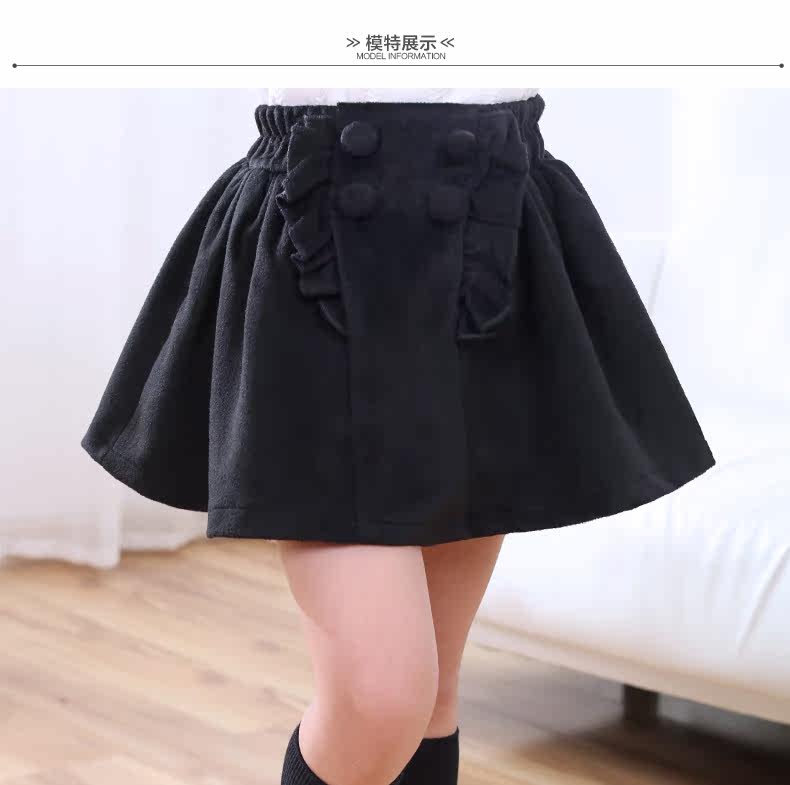 Jupe fillette MORSAISTAR en mélange - Ref 2048905 Image 34