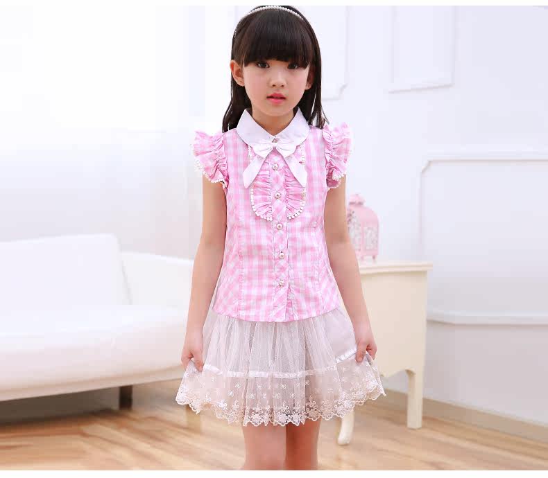 Chemise fille MORSAISTAR à manche courte - Ref 2086405 Image 30