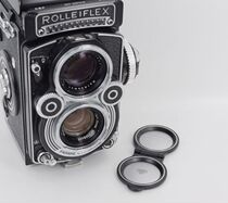 (Sanmao) Rollei Lulai 120 double reverse 2 8F E D C lens cap B3 (metal)