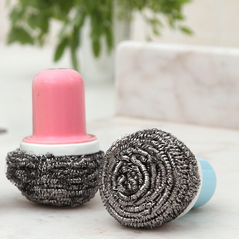 Kitchen Stainless Steel Clean Balls No Rusty Dishwashing Brush Pan Brush Bowls Decontamination Wire Ball Dishwashing Balls