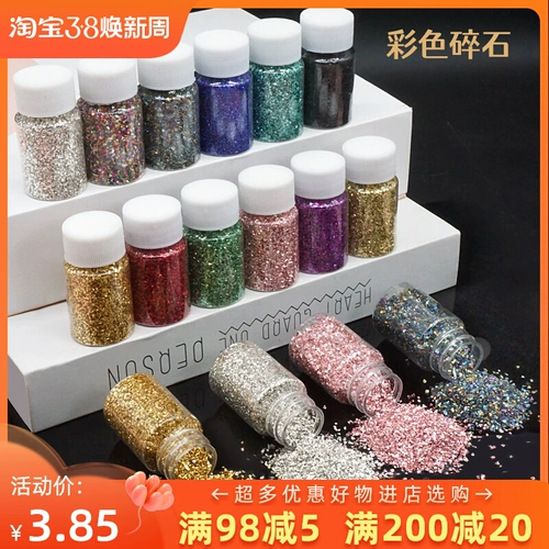 Кристаллические капли цвета цвета разбито золото, нерегулярное алмазное отделение