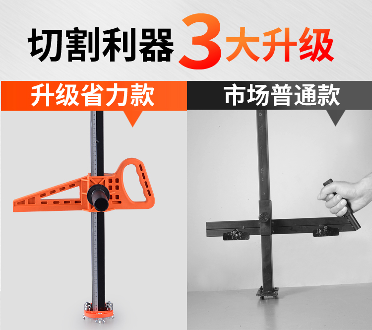 Hướng dẫn cắt tấm thạch cao tay đẩy chính xác cao cầm tay cắt dụng cụ đặc biệt bảng cắt bánh xe
