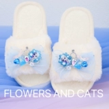 Домашние тапочки для танцев, новинка 2024 года, весенние новые детские противоскользящие тапочки для девочек, принцесса Эльзы для малышек