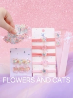 Розовые аксессуары для волос Pentagram