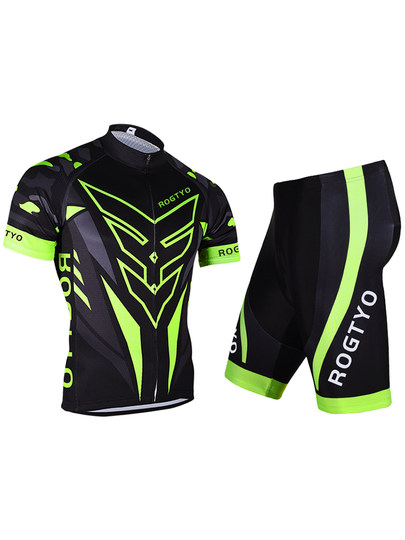 Summer Cycling Suit Mountain Bike Short-Sleeved Road Bicycle Breathable Quick-Drying Shorts Cycling Equipment Collection