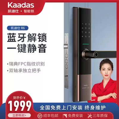 Cadiz smart lock R6 fingerprint lock household anti-theft door electronic door lock code lock Bluetooth lock anti-small black box