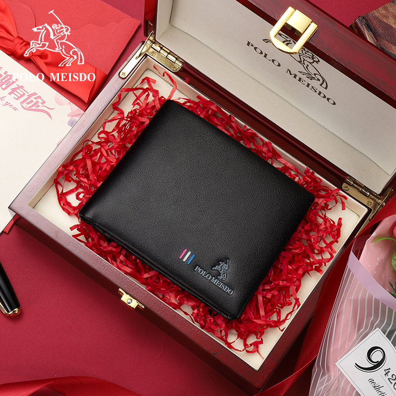 Uk Paul Wallet Men's Short Leather 2021 New Luxury Brand Men's Cowhide Wallet Youth Brand Tide