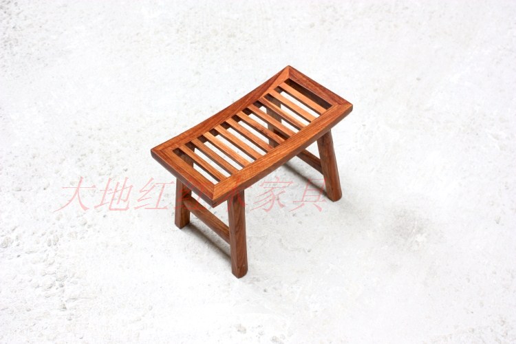 Gỗ gụ cong phân rosewood hedgehog rosewood trẻ em phân của Trung Quốc phong cách phân loại ghế phòng tắm phân thay đổi giày phân đặc biệt cung cấp