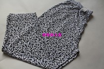 ym beauty refreshing eight points Haren pants 3111 women Summer loose white flowers elastic hanging feeling outside wear 2019 new products