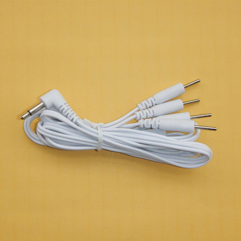 3 5 mm head one trailed four physiotherapeutic instrument lead electrode lead wire connecting wire neck guard wire