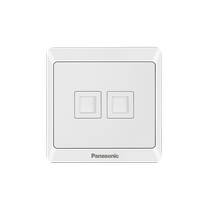 Panasonic switch socket wall concealed Yayue series 86 super category 5 computer telephone network socket panel