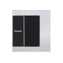 Panasonic switch socket LEVELART series 86 type silver metal brushed panel one-on multi-control switch