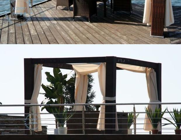 Lều mây gazebo ngoài trời sân vườn ngoài trời biệt thự phòng tắm nắng ghế treo ban công