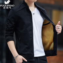 Rich bird counter big mens cotton coat autumn and winter plus velvet thick coat winter jacket mens cotton suit