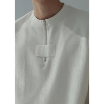 N A tide brand ins design sense short-sleeved T-shirt mens summer new trend loose white body shirt mens clothes tide