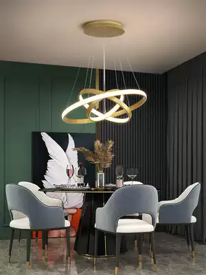 Dining room chandelier living room lamp 2021 new bedroom modern simple light decorative Net red creative light luxury Nordic lamps