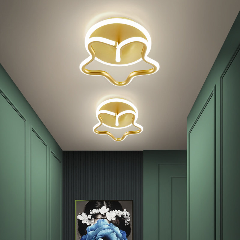 Corridor lamp Creative foyer entry to the Xuanshun balcony LED ceiling lamp bedroom cloakroom Nordic lamp