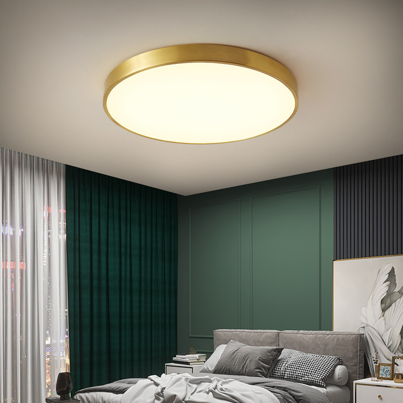 LED ceiling lamp Modern simple atmosphere household round master bedroom lamp Study lamp Living room dining room Nordic lamps