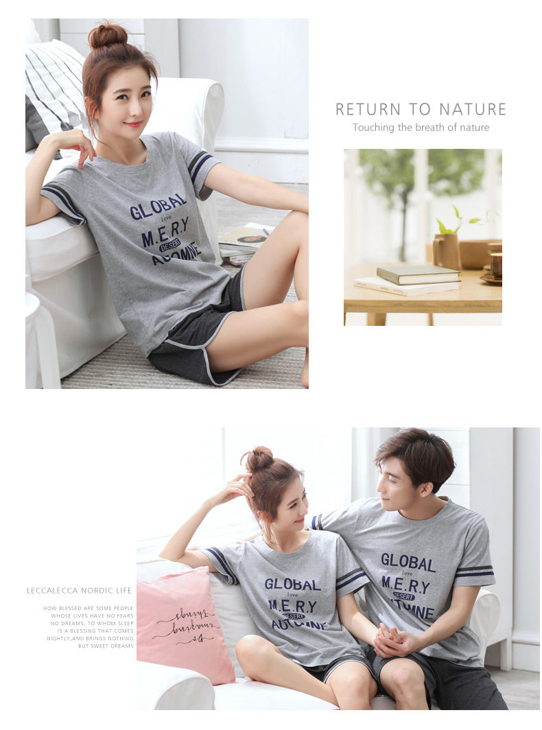 Pyjama mixte en Coton à manche courte - Ref 3005860 Image 21