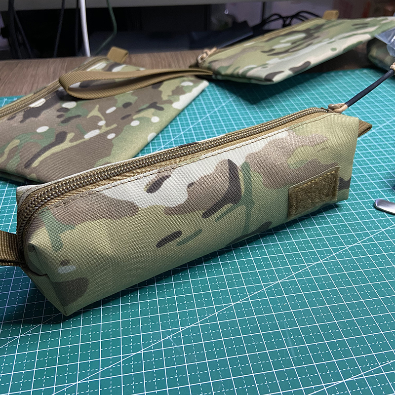 (Iron Shoes Equipment) Custom Style MC Camouflak Tactical Pen Bag Original fabric multicam Contained Finishing Bag-Taobao