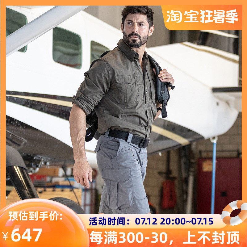 US 5.11 73327 Striker Tactical Shorts Elastic plaid multi-pocket breathable summer five-point pants