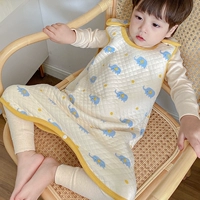 JN-7 хлопковой спальный мешок синий слон четыре сезона 15-25 градусов