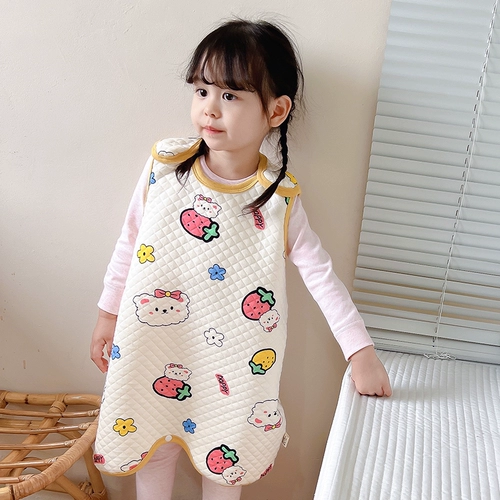 Детский осенний хлопковый бандаж пупочный, стеганое детское дудоу для сна, спальный мешок