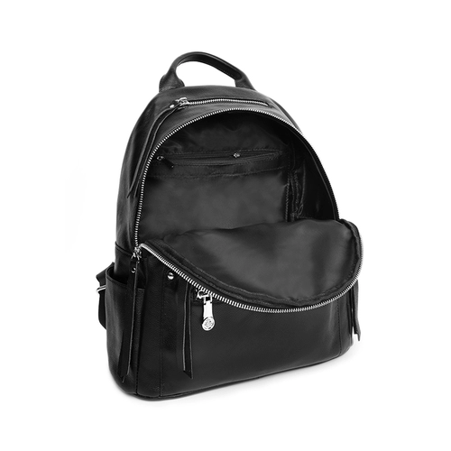 Универсальный вместительный и большой кожаный школьный рюкзак подходит для мужчин и женщин для путешествий, из натуральной кожи