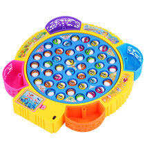 Baby kitten fishing child early education toy set 1-3 children 4-6 years old electric puzzle girl boy