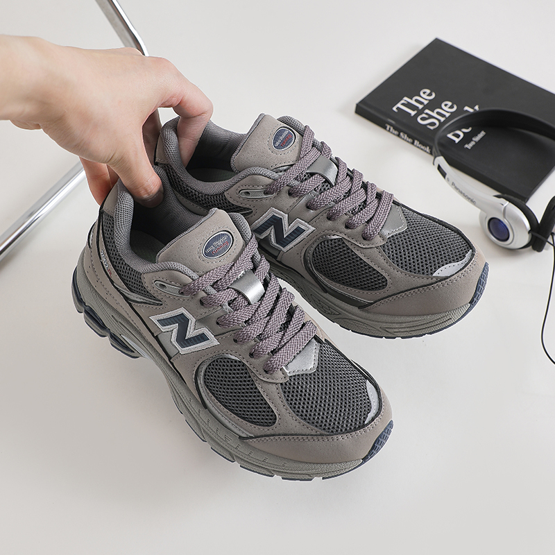 Authentic 2002Ra Original Gray Series Running Shoes N-Shaped Sports Shoes Large Size Breathable Casual Dad Shoes for Men and Women