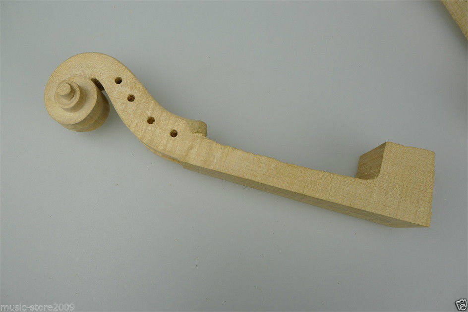 Hand engraving tiger tattooing maple wood violin violin head white stubble violin head white stubble violin head 4 4