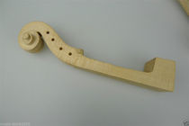 Hand engraving tiger tattooing maple wood violin violin head white stubble violin head white stubble violin head 4 4