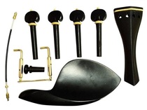 4 4 Violin Full set Uwood accessories Violin muttora Strings Plate Shaft Tailpole Muttu Screw Tail Rope