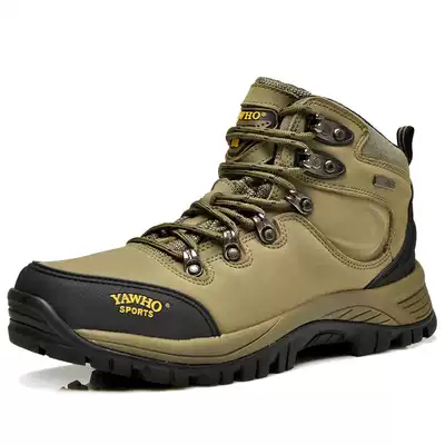 Autumn brand men's hiking shoes men's winter outdoor shoes men's shoes plus velvet cotton shoes hiking shoes sneakers