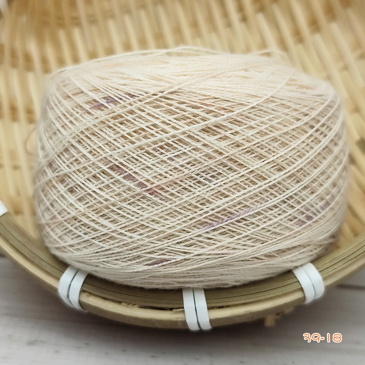 Yang Huohuo No. 39 48Nm 90% High-Quality Long-Staple Cotton 10% Wool Autumn and Winter Handmade Speckled Sock Yarn 50g Yang Huohuo No. 39 48Nm 90% High-Quality Long-Staple Cotton 10% Wool Autumn and Winter Handmade Speckled Sock Yarn 50g