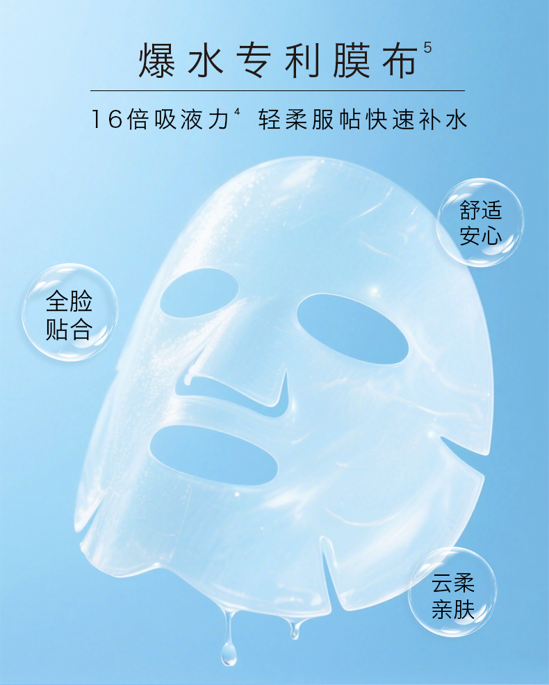【中国直邮】 我的美丽日记 奇肌 密集修护面膜 5片/盒