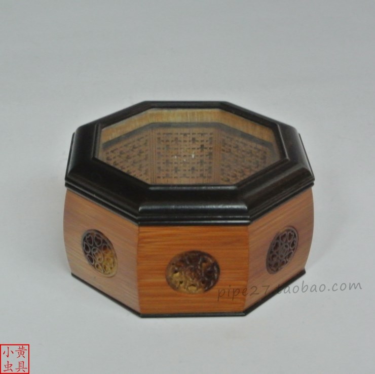 Bamboo octagonal all-in-one bamboo bell box chirp box old model