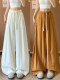 Off-white machete wide-leg pants for women summer 2026 new style relaxed style high-waisted loose slimming balloon pants