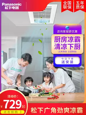 Panasonic Liangba kitchen FV-20CSL1C embedded cold air integrated ceiling cold pa kitchen with lights two-in-one