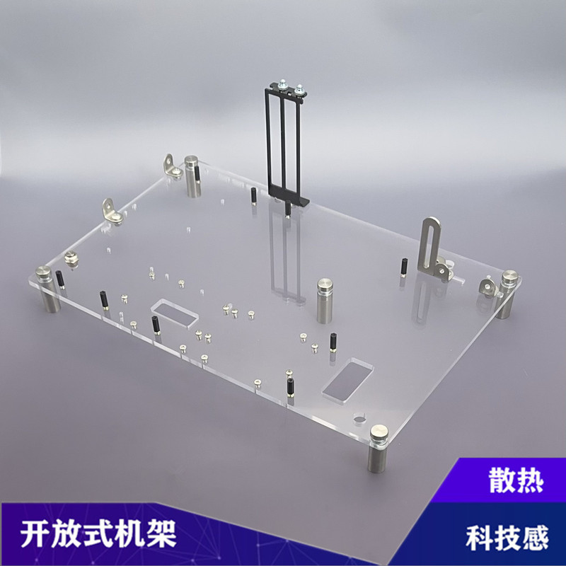 Fully Transparent Open Chassis Matx Computer Case Rack Atx Creative Itx Desktop Test Platform