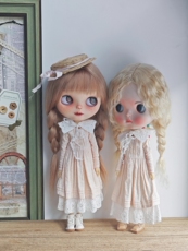 одежду полу ребенка 洛洛的手作店～blythe小布娃衣连衣裙ob22 ob24通穿