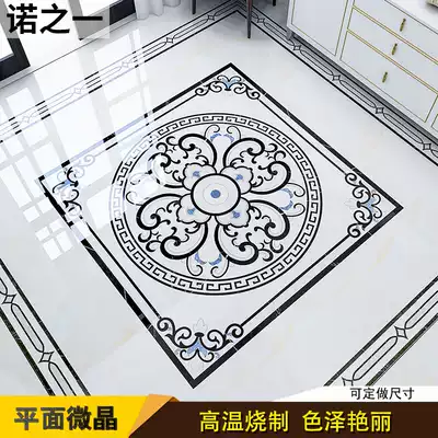 European-style modern minimalist living room parquet tiles entry corridor aisle puzzle floor tiles dining hall porch brick