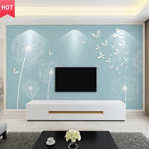 3d living room TV background film and television wall mural decoration 5d wall cloth self-adhesive wallpaper atmospheric wallpaper 8d three-dimensional wall cloth