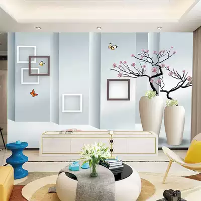 8d TV background wall painting atmosphere 5d three-dimensional simple modern home decoration wallpaper living room Film and Television Wall cloth decoration mural