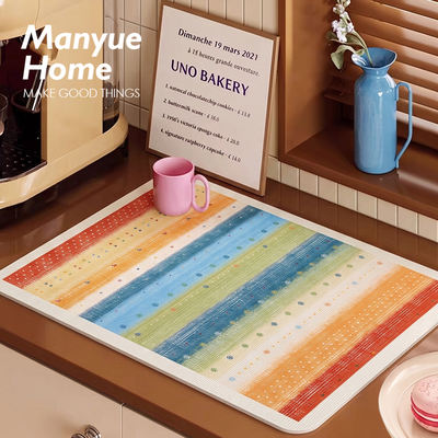 M.life ins coffee machine water-draining mat, placemats, anti-slip coasters, dopamine kitchen countertop absorbent mat