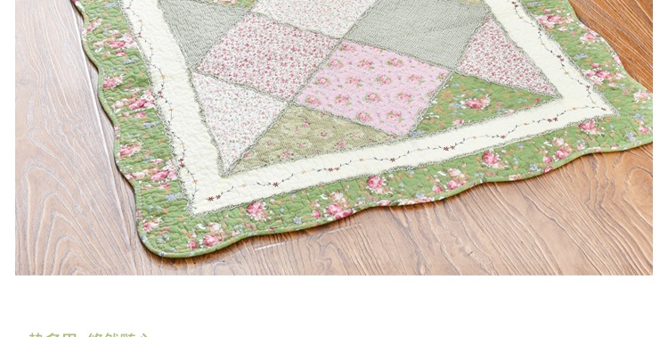Cotton bông thảm cửa nhà mat bàn cà phê phòng ngủ giường mat hấp thụ nước chống trượt máy giặt nước rửa - Thảm sàn xốp trải sàn