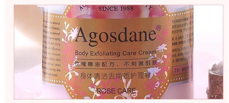 Agosdane hoa hồng tẩy tế bào chết toàn thân Kem dưỡng ẩm tay và chân để da đẹp đôi chân dưỡng da body