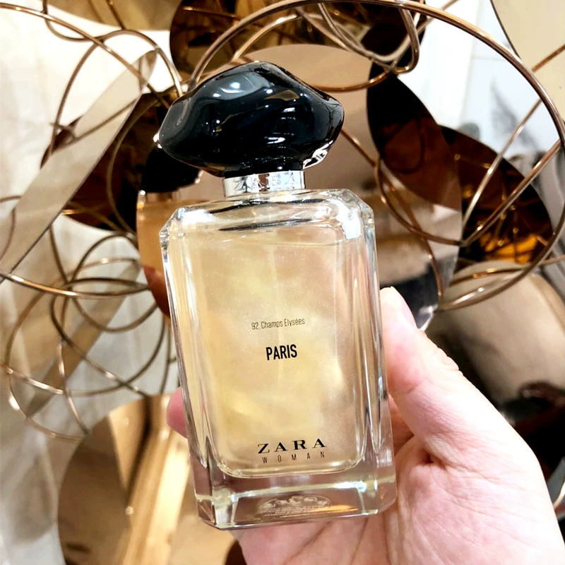 Giá trị tuyệt vời Spot ZARA Paris Champs / Milan II Avenue lấp lánh màu hồng cát nữ Eau de Toilette