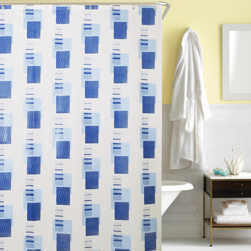 Makeup Room Waterproof Thickened Bath Curtain Suit Free of perforated bathroom shower hanging curtain Sub-window curtain fabric Partition Door Curtain