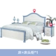 Địa Trung Hải Bắc Âu đôi giường gỗ rắn 1,51,8m nội thất phòng ngủ chính châu Âu đa chức năng cao hộp lưu trữ giường - Giường